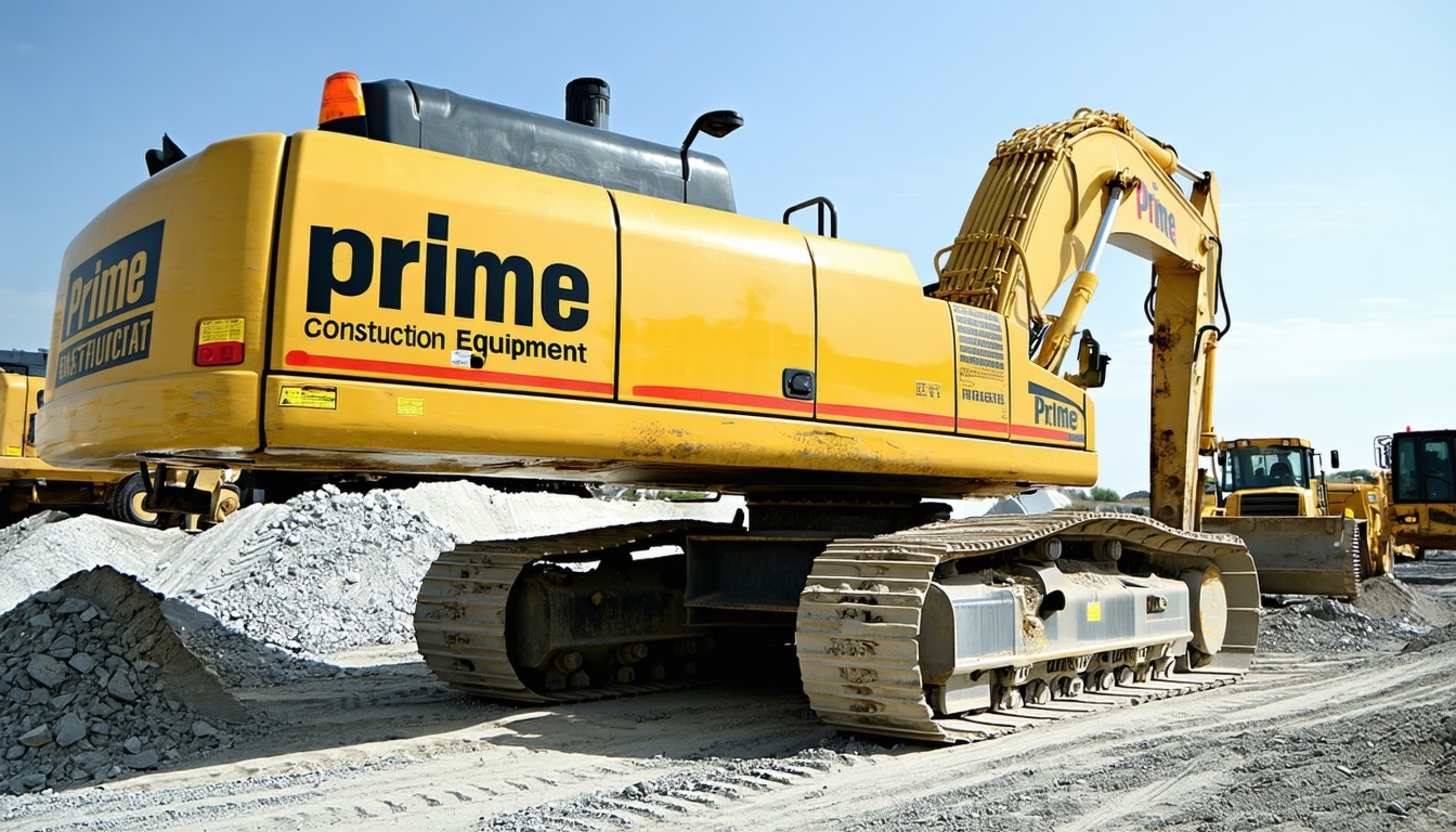 Prime Construction Equipment Logo